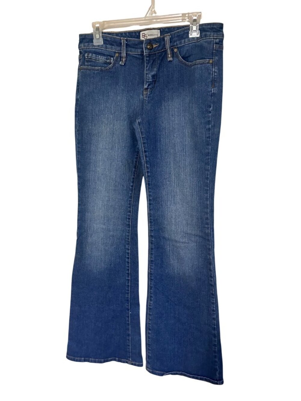 BCBGeneration wide leg mid wash size 29 blue jeans